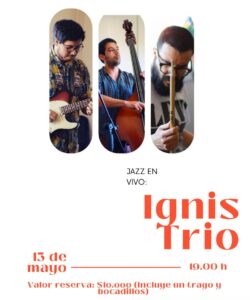 Read more about the article 13 de Mayo, Jazz en vivo